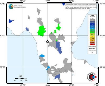 Mappa MCS - territori comuni