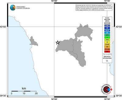Mappa MCS - territori comuni
