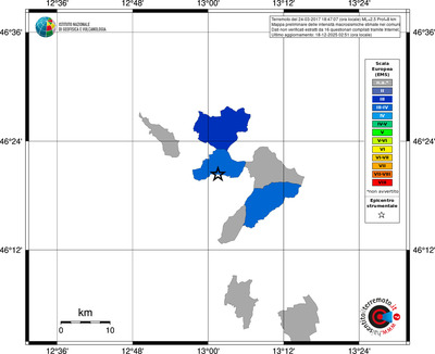 Mappa EMS - territori comuni