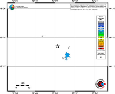 Mappa MCS - territori località