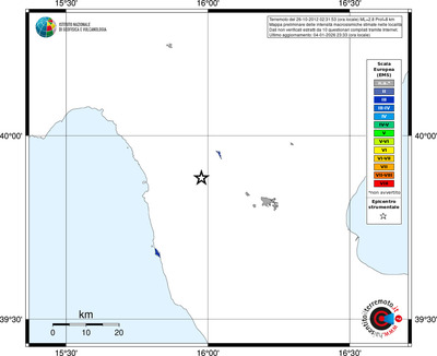 Mappa EMS - territori località