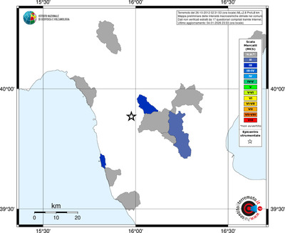 Mappa MCS - territori comuni