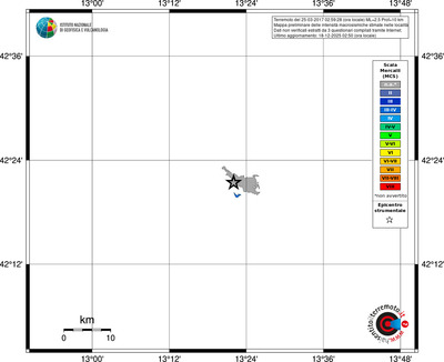 Mappa MCS - territori località