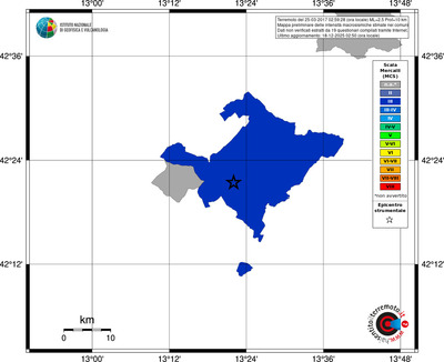 Mappa MCS - territori comuni