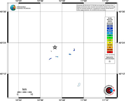 Mappa MCS - territori località
