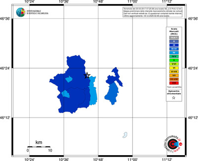 Mappa MCS - territori comuni