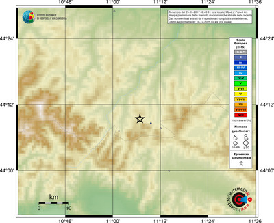 Mappa EMS - località