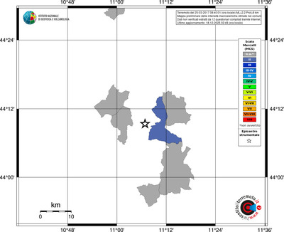 Mappa MCS - territori comuni