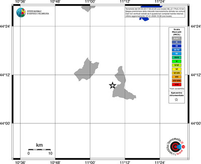 Mappa MCS - territori comuni
