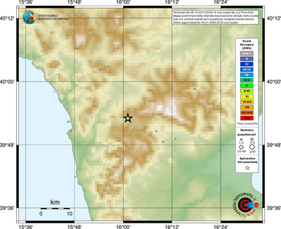 Mappa EMS - località