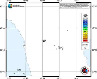 Mappa EMS - territori località