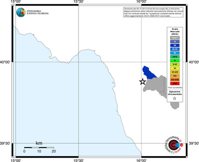 Mappa MCS - territori comuni