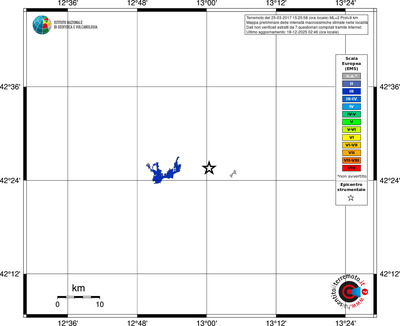 Mappa EMS - territori località
