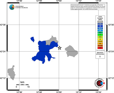 Mappa EMS - territori comuni