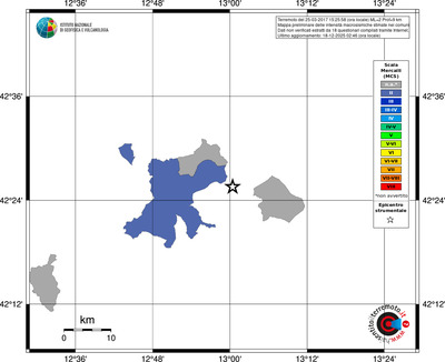 Mappa MCS - territori comuni
