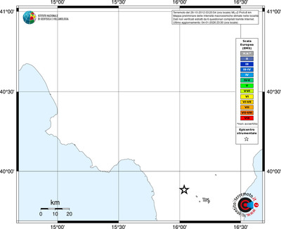Mappa EMS - territori località