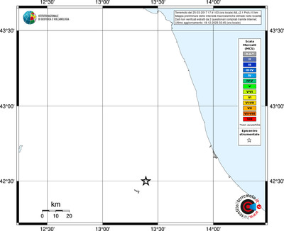 Mappa MCS - territori località
