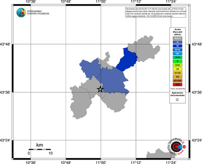 Mappa MCS - territori comuni
