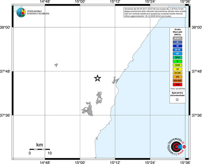 Mappa MCS - territori località