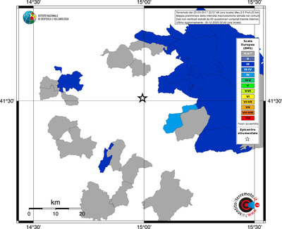 Mappa EMS - territori comuni