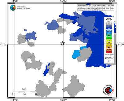 Mappa MCS - territori comuni