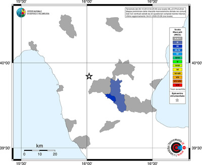 Mappa MCS - territori comuni
