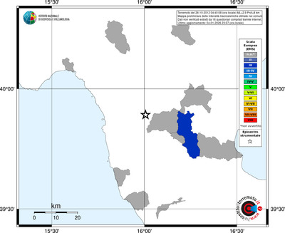 Mappa EMS - territori comuni