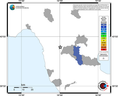 Mappa MCS - territori comuni