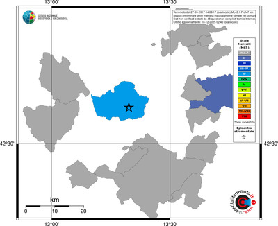 Mappa MCS - territori comuni