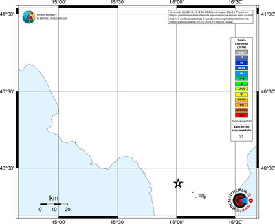 Mappa EMS - territori località