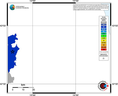 Mappa EMS - territori comuni