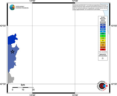 Mappa MCS - territori comuni