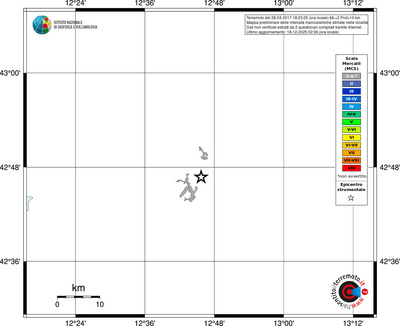 Mappa MCS - territori località