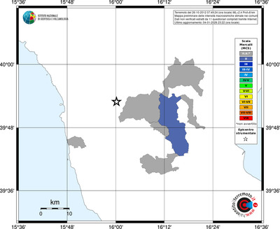 Mappa MCS - territori comuni