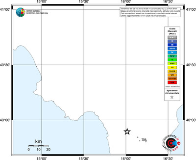 Mappa MCS - territori località