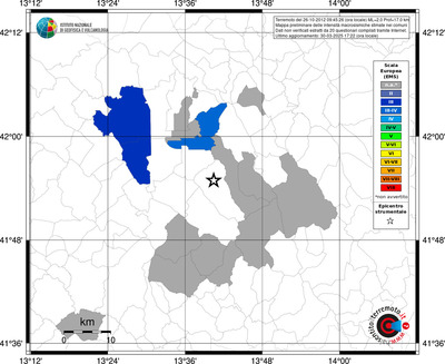 Mappa EMS - territori comunali