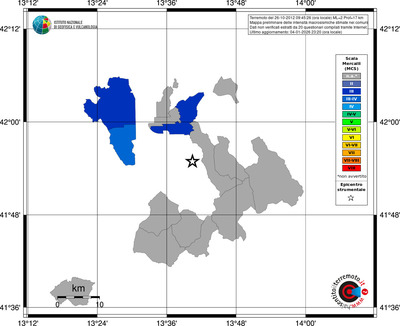 Mappa MCS - territori comuni
