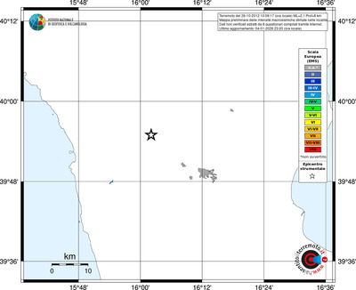 Mappa EMS - territori località
