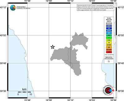 Mappa MCS - territori comuni