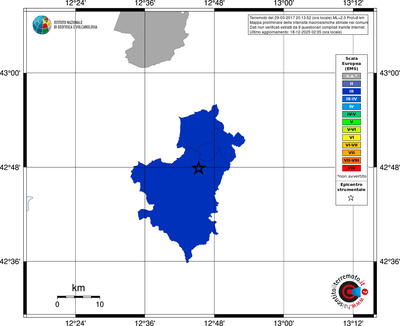 Mappa EMS - territori comuni