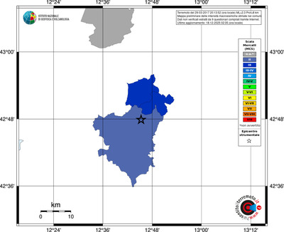 Mappa MCS - territori comuni