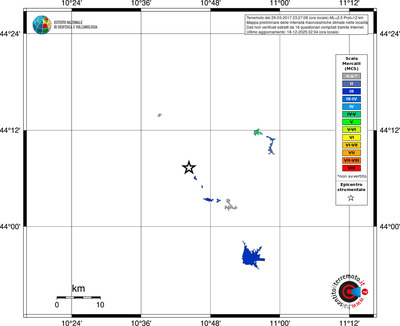 Mappa MCS - territori località