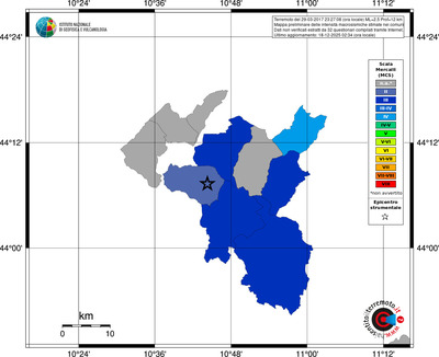 Mappa MCS - territori comuni