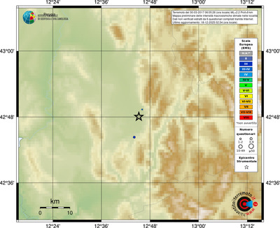 Mappa EMS - località