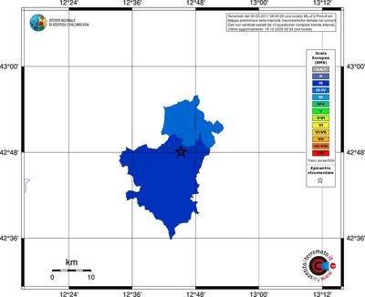 Mappa EMS - territori comuni
