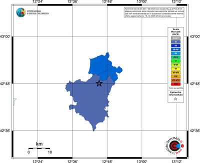 Mappa MCS - territori comuni