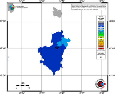 Mappa EMS - territori comuni
