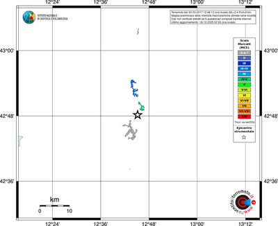 Mappa MCS - territori località