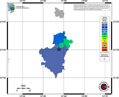 Mappa MCS - territori comuni