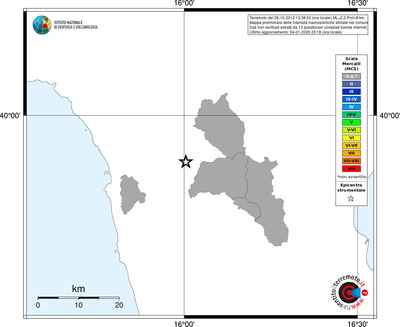 Mappa MCS - territori comuni